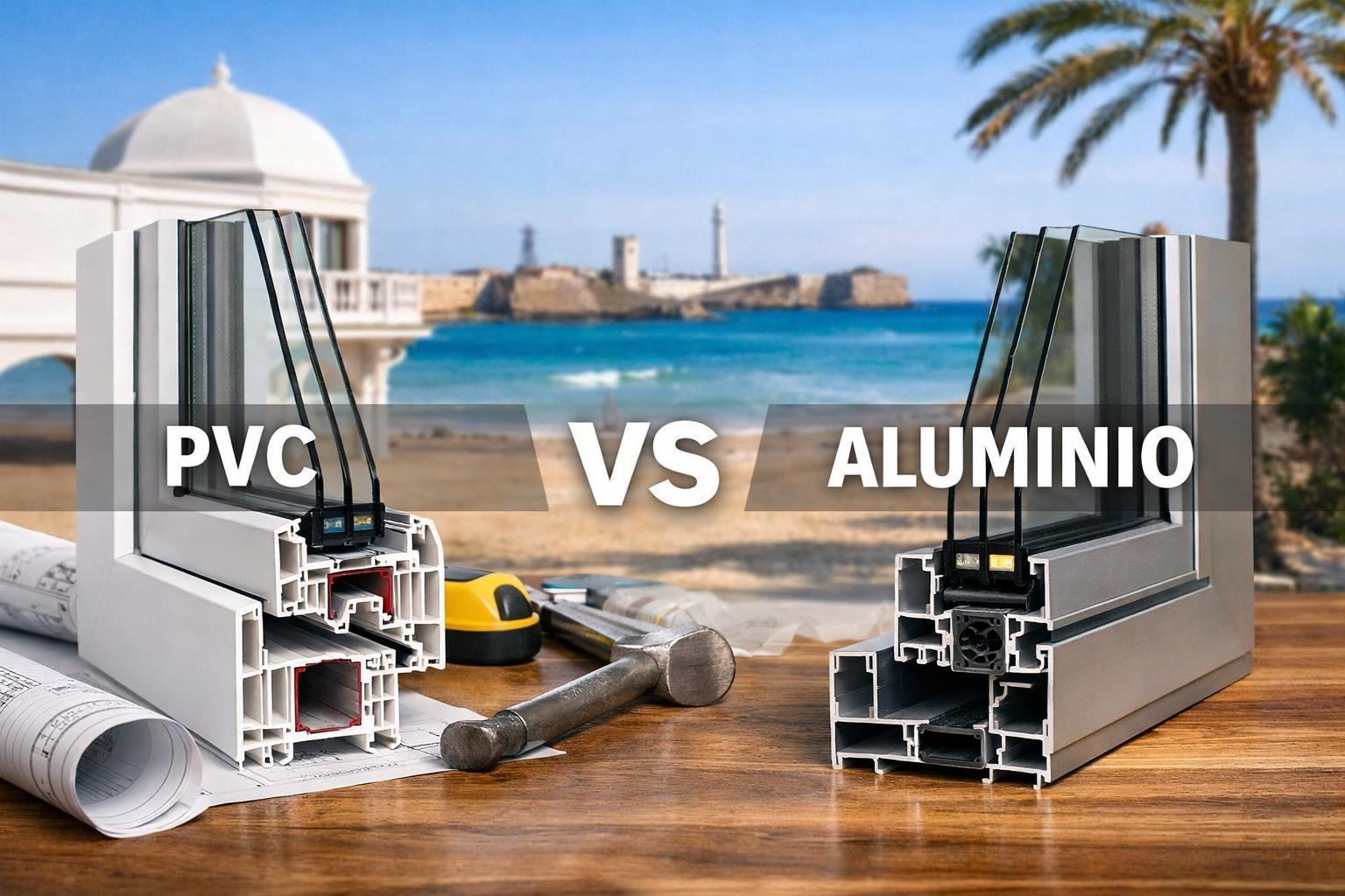 PVC vs aluminio: qué conviene para casas en Cádiz