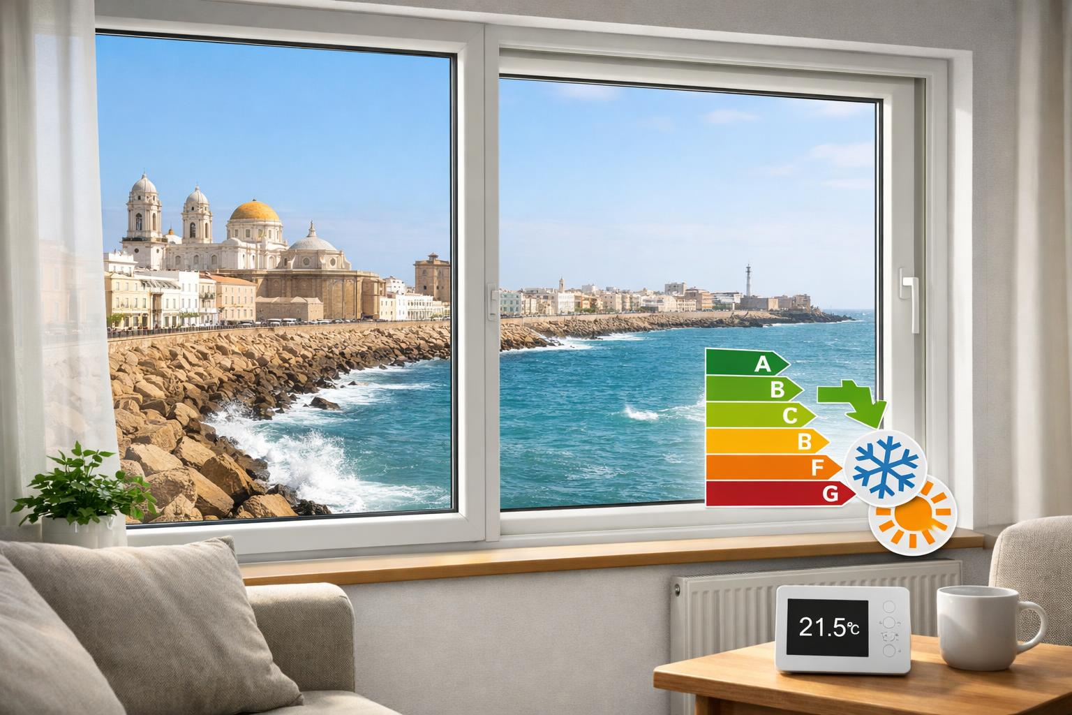 Ventanas de PVC en Cádiz: Ahorro energético y confort